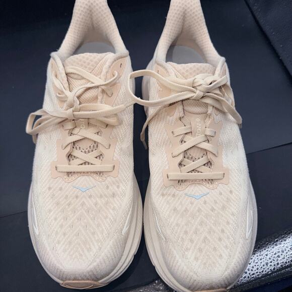 Hoka One One Clifton 9 Men’s 10.5 Beige Running Shoes Sneakers main image 6